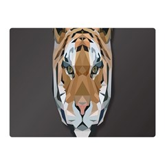 Tiger Face Animals Wild Double Sided Flano Blanket (mini)  by Alisyart