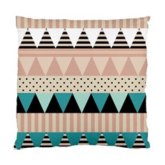 Triangle Wave Chevron Grey Standard Cushion Case (two Sides)