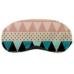 Triangle Wave Chevron Grey Sleeping Masks by Alisyart