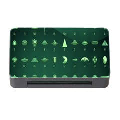 Ufo Alien Green Memory Card Reader With Cf