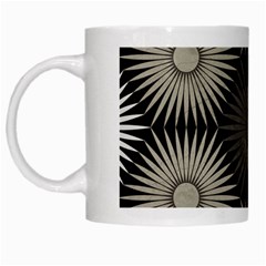 Sunflower Black White White Mugs