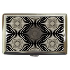 Sunflower Black White Cigarette Money Cases