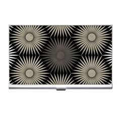 Sunflower Black White Business Card Holders