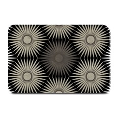 Sunflower Black White Plate Mats