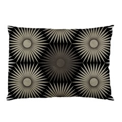 Sunflower Black White Pillow Case