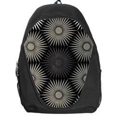 Sunflower Black White Backpack Bag