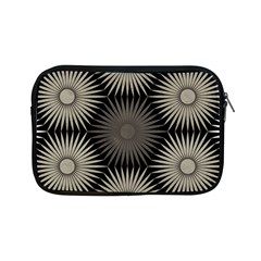 Sunflower Black White Apple iPad Mini Zipper Cases