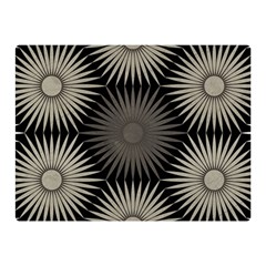 Sunflower Black White Double Sided Flano Blanket (Mini) 