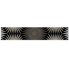 Sunflower Black White Flano Scarf (Large)