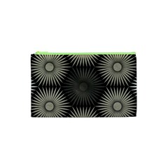 Sunflower Black White Cosmetic Bag (XS)