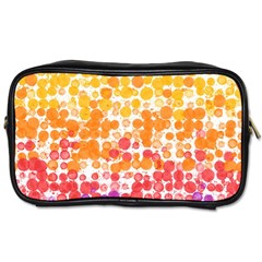 Spots Paint Color Green Yellow Pink Purple Toiletries Bags 2-side