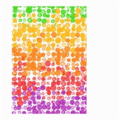 Spots Paint Color Green Yellow Pink Purple Small Garden Flag (two Sides)