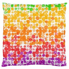 Spots Paint Color Green Yellow Pink Purple Large Cushion Case (one Side)