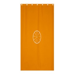 Lime Orange Fruit Fres Shower Curtain 36  X 72  (stall) 