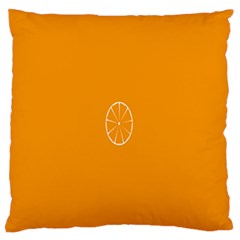 Lime Orange Fruit Fres Standard Flano Cushion Case (one Side)