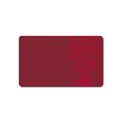 Tree Animals Flower Floral Leaf Pink Bird Magnet (name Card)