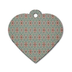Vintage Floral Tumblr Quotes Dog Tag Heart (one Side) by Alisyart