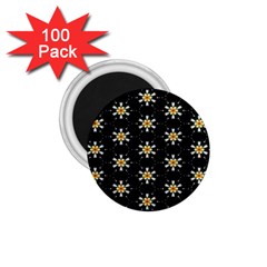 Background For Scrapbooking Or Other With Flower Patterns 1.75  Magnets (100 pack) 