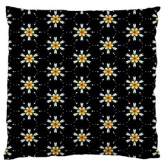 Background For Scrapbooking Or Other With Flower Patterns Large Flano Cushion Case (One Side)