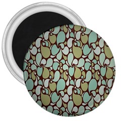 Leaf Camo Color Flower Floral 3  Magnets