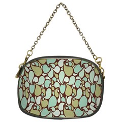 Leaf Camo Color Flower Floral Chain Purses (Two Sides) 