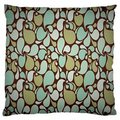 Leaf Camo Color Flower Floral Large Cushion Case (one Side)