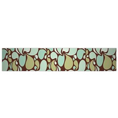 Leaf Camo Color Flower Floral Flano Scarf (Small)