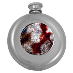 Background For Scrapbooking Or Other Round Hip Flask (5 Oz) by Nexatart