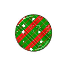 Background Abstract Christmas Hat Clip Ball Marker (10 pack)