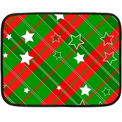 Background Abstract Christmas Fleece Blanket (Mini)