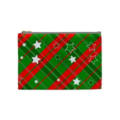 Background Abstract Christmas Cosmetic Bag (Medium) 