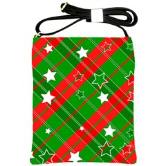 Background Abstract Christmas Shoulder Sling Bags