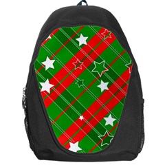 Background Abstract Christmas Backpack Bag