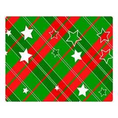 Background Abstract Christmas Double Sided Flano Blanket (Large) 