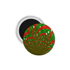 Background Abstract Christmas Pattern 1.75  Magnets