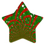 Background Abstract Christmas Pattern Ornament (Star) Front
