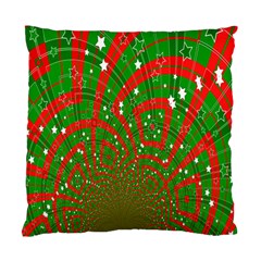 Background Abstract Christmas Pattern Standard Cushion Case (One Side)