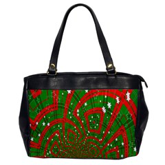 Background Abstract Christmas Pattern Office Handbags