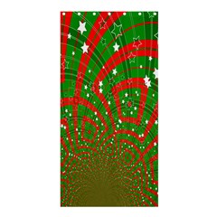 Background Abstract Christmas Pattern Shower Curtain 36  x 72  (Stall) 