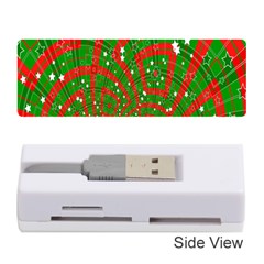 Background Abstract Christmas Pattern Memory Card Reader (Stick) 