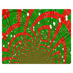 Background Abstract Christmas Pattern Double Sided Flano Blanket (Medium) 