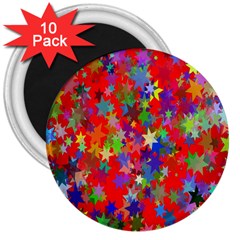 Background Celebration Christmas 3  Magnets (10 pack) 