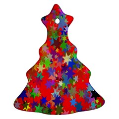 Background Celebration Christmas Christmas Tree Ornament (Two Sides)