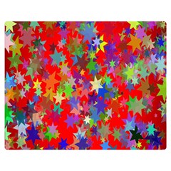 Background Celebration Christmas Double Sided Flano Blanket (Medium) 