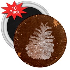 Background Christmas Tree Christmas 3  Magnets (10 pack) 