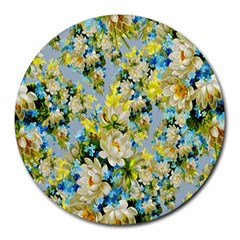 Background Backdrop Patterns Round Mousepads by Nexatart