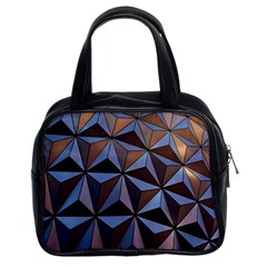 Background Geometric Shapes Classic Handbags (2 Sides) by Nexatart