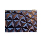 Background Geometric Shapes Cosmetic Bag (Large)  Back