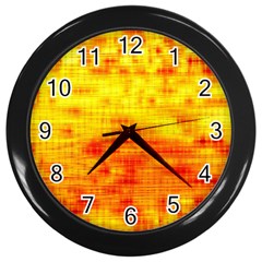 Background Image Abstract Design Wall Clocks (black) by Nexatart