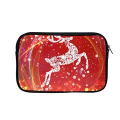 Background Reindeer Christmas Apple Macbook Pro 13  Zipper Case by Nexatart